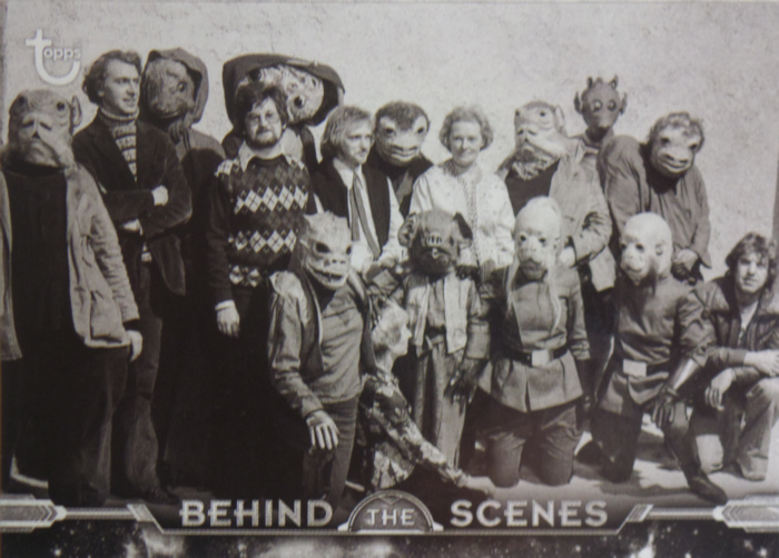 Creatures and Patrons Star Wars A New Hope Black and White Topps Behind The Scenes